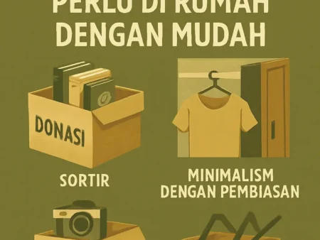 Cara Mengurangi Barang yang Tidak Perlu di Rumah dengan Mudah